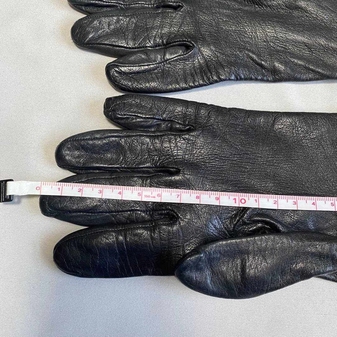 小物 COACH Leather Long Gloves Black