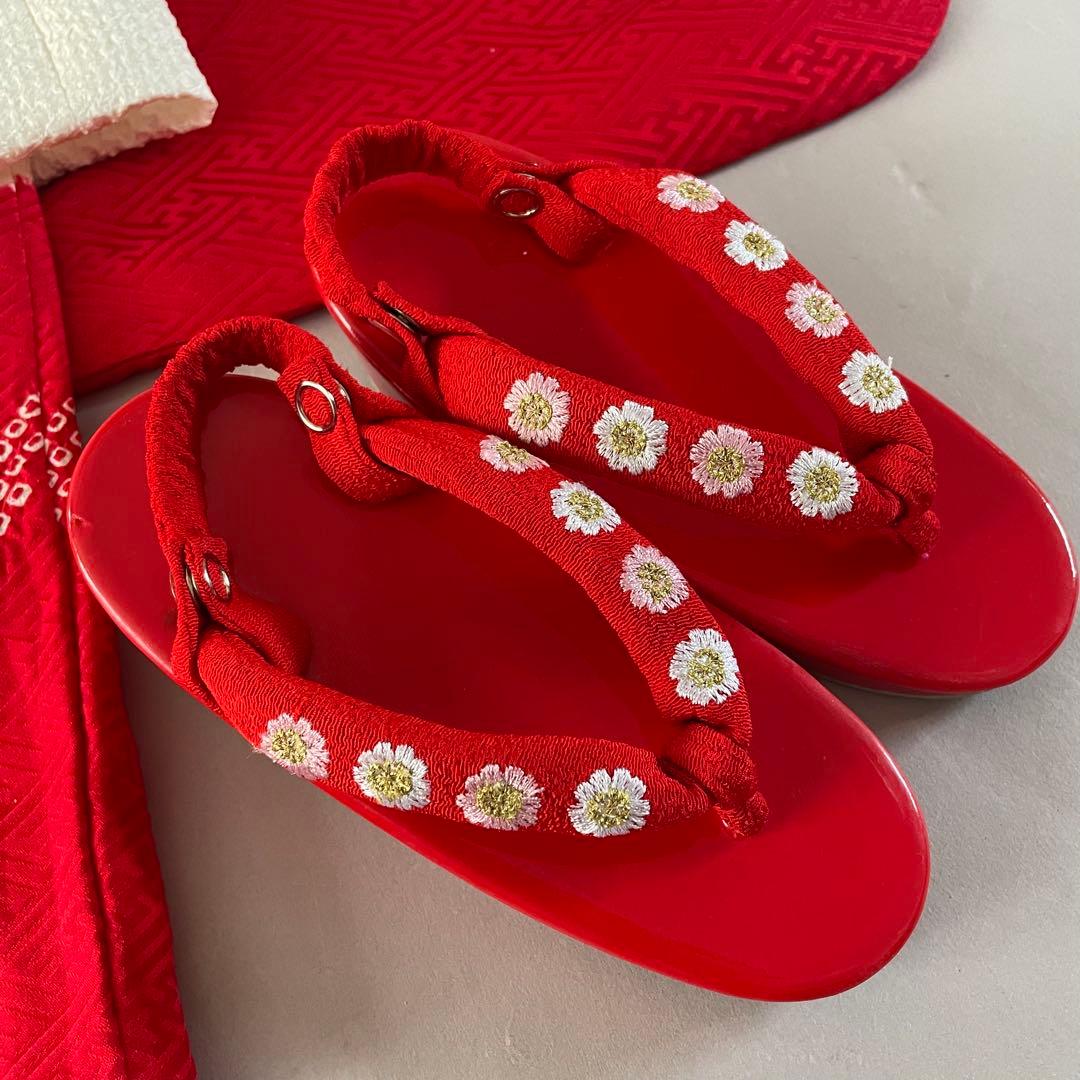 七五三　3歳　正絹お着物セット　ハンドメイド　白総絞り被布