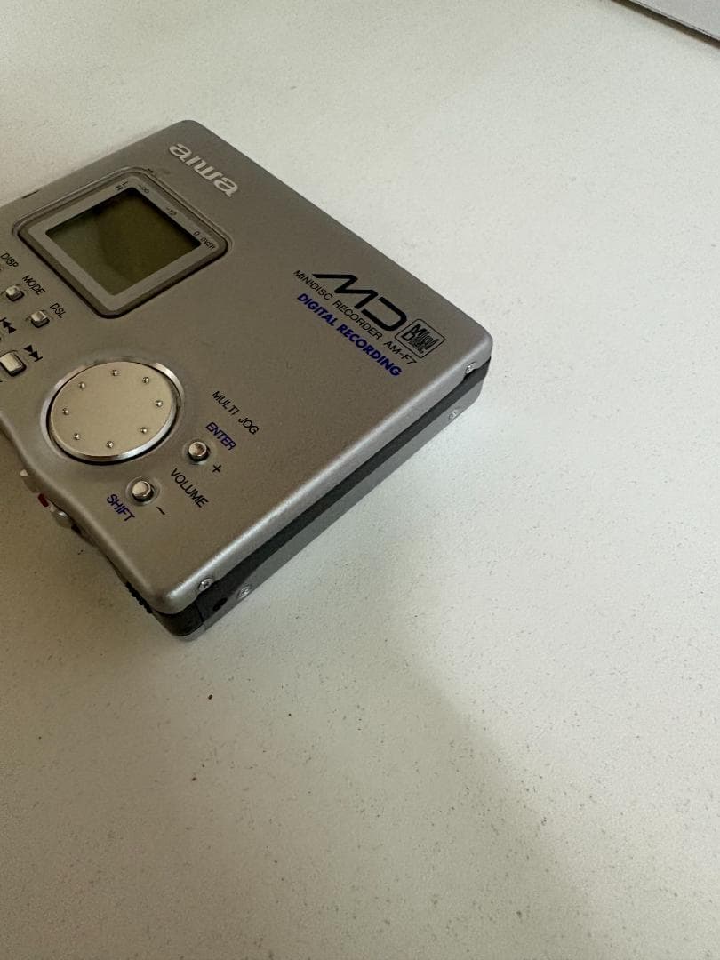 aiwa AM-F7 ポータブルMDプレーヤー レトロ家電