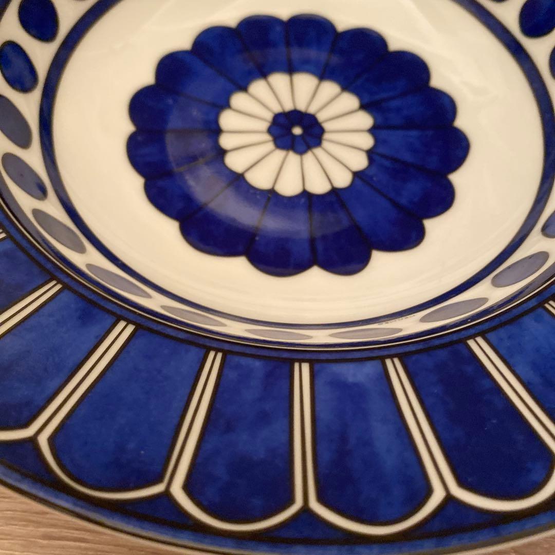 エルメス　お皿　ブルーダイユール