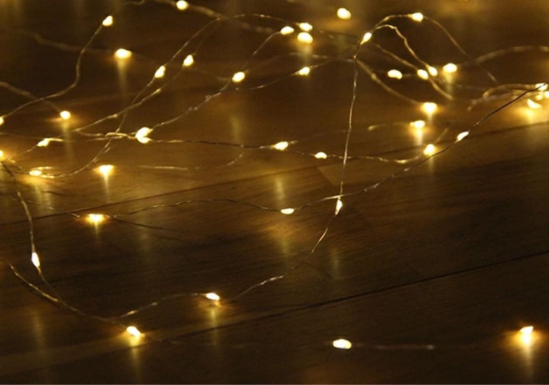 ガーランドライト電球色LED200個　10個セット